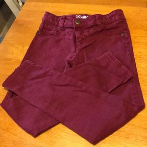 Burgundy Jeggings